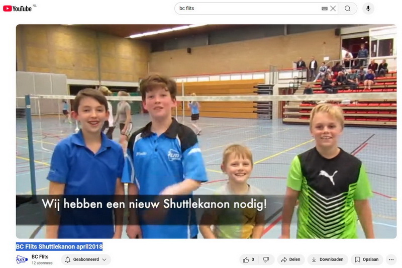 Shuttlekanon april 2018